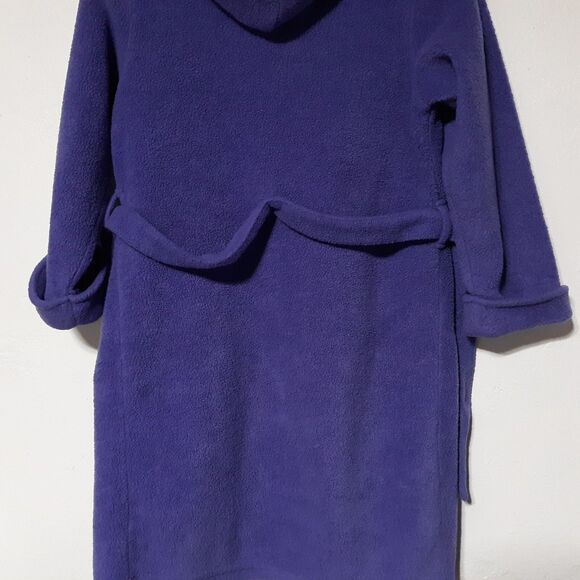 Childrens Place Girls Robe Purple Penguin Medium 7/8 Sleepwear Fleece Pajamas - Picture 9 of 12